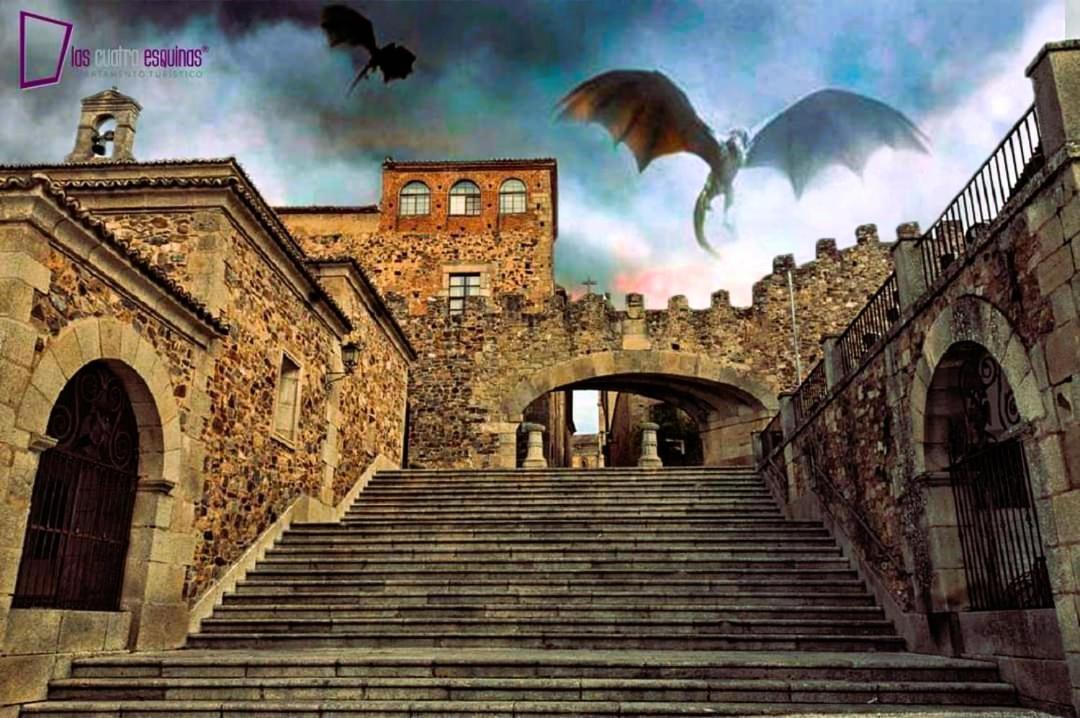 Las Cuatro Esquinas De Caces Buitenkant foto